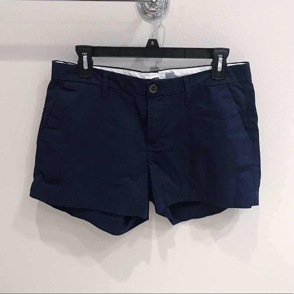 NAVY CHINO SHORTS